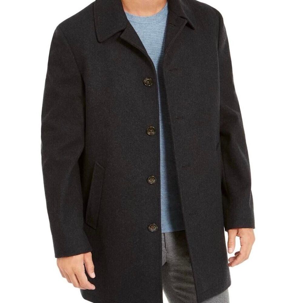 Ralph-lauren Men's Grey and Black Coat